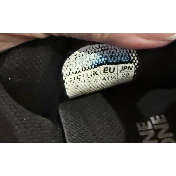 HOKA Bondi 7 Athletic Sneaker Shoes Mens Size 9 Black Mesh Lace Up 1110518‎ BWHT main image 4